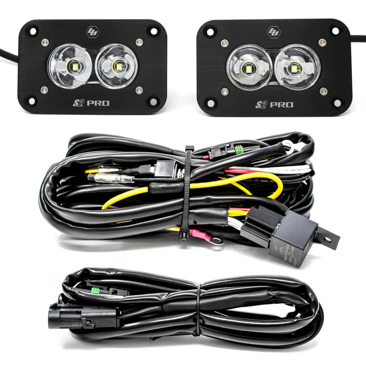 Baja Designs S2 Black Flush Mount LED Light Pod Reverse Kit - Image 2