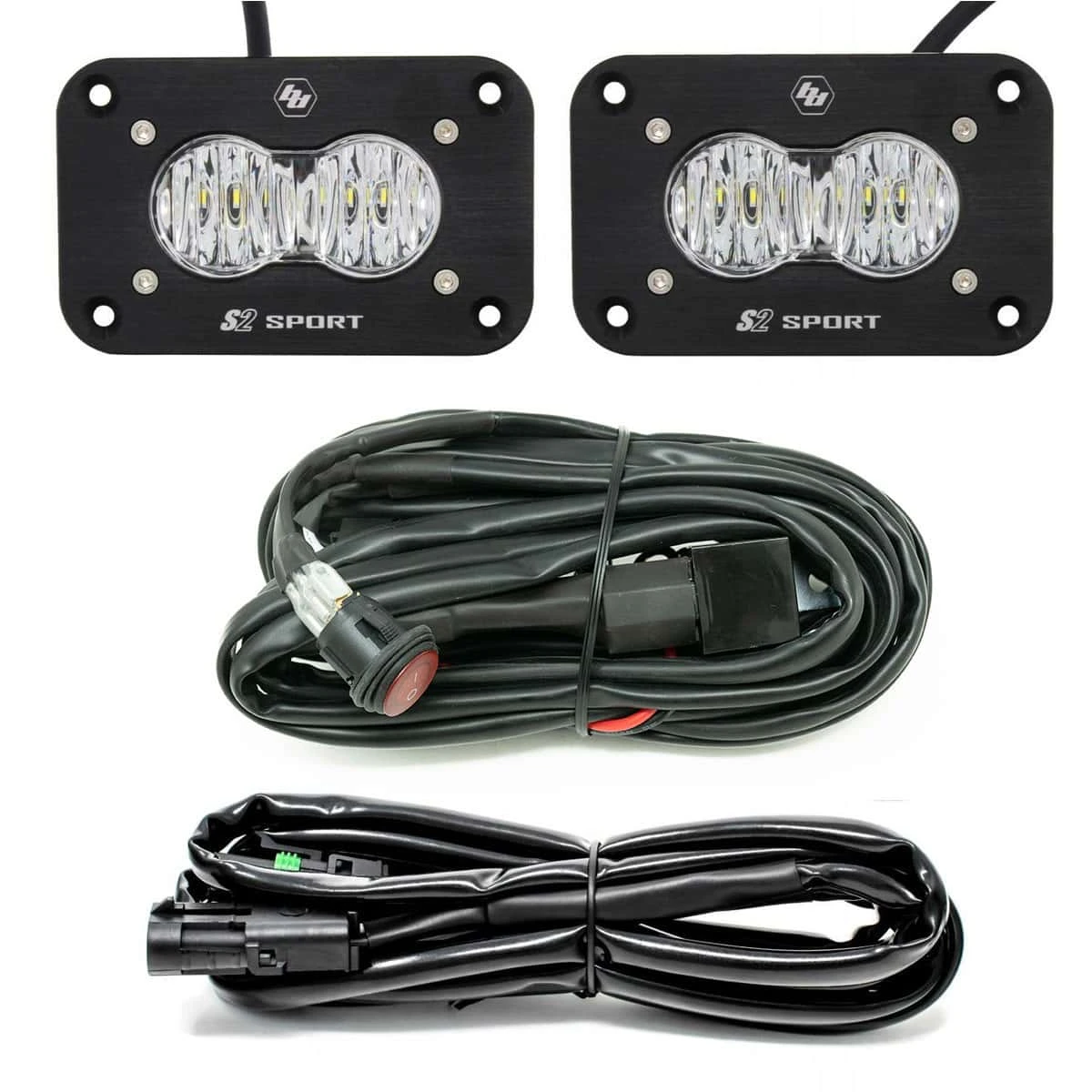 Baja Designs S2 Black Flush Mount LED Light Pod Reverse Kit - Image 5