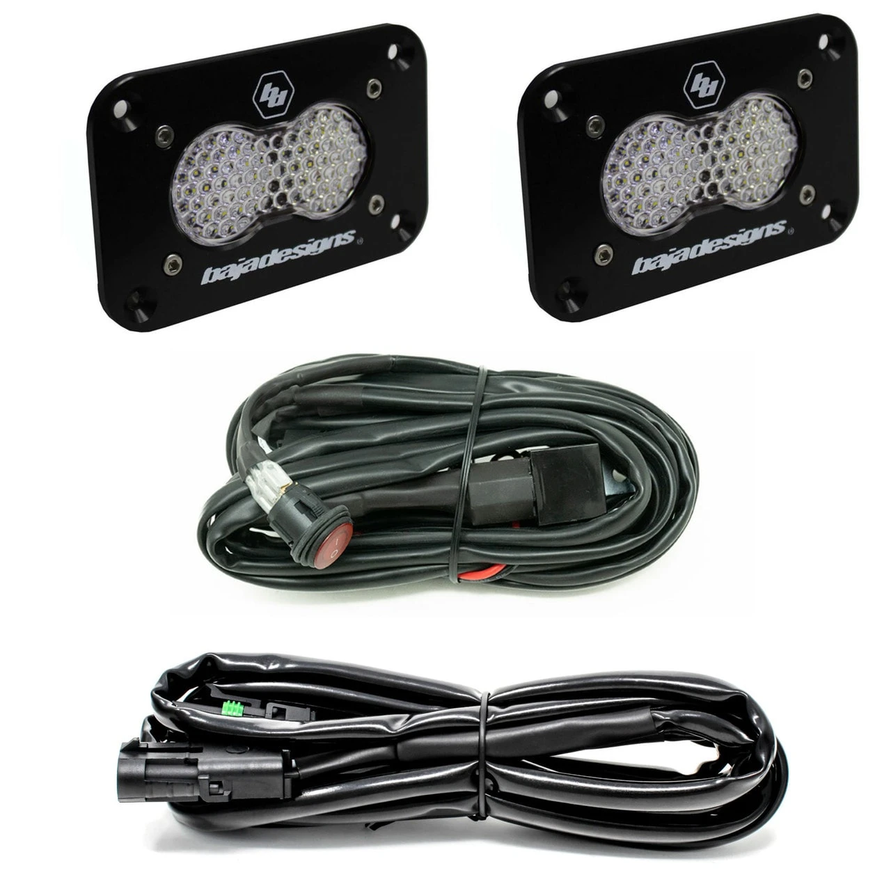 Baja Designs S2 Black Flush Mount LED Light Pod Reverse Kit - Image 4