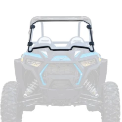 SuperATV Polaris RZR XP Turbo Scratch Resistant Full Windshield