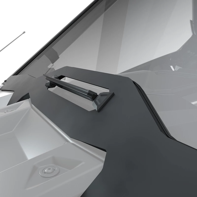 Polaris Pro XP Full Vented Glass Windshield - Image 2