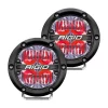 Rigid Industries Rigid 360-Series 4" LED OE Off-Road Fog Light Drive Beam Red Backlight | Pair