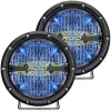 Rigid Industries Rigid 360-Series 6" LED OE Off-Road Fog Light Drive Beam Blue Backlight | Pair