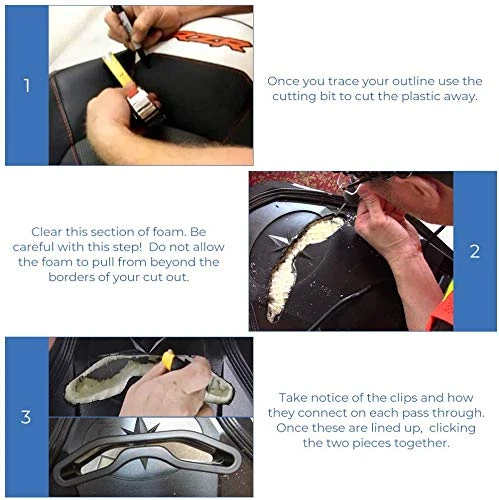 Kemimoto Polaris RZR/ General 4 Pack UTV Pass Through Bezel - Image 6