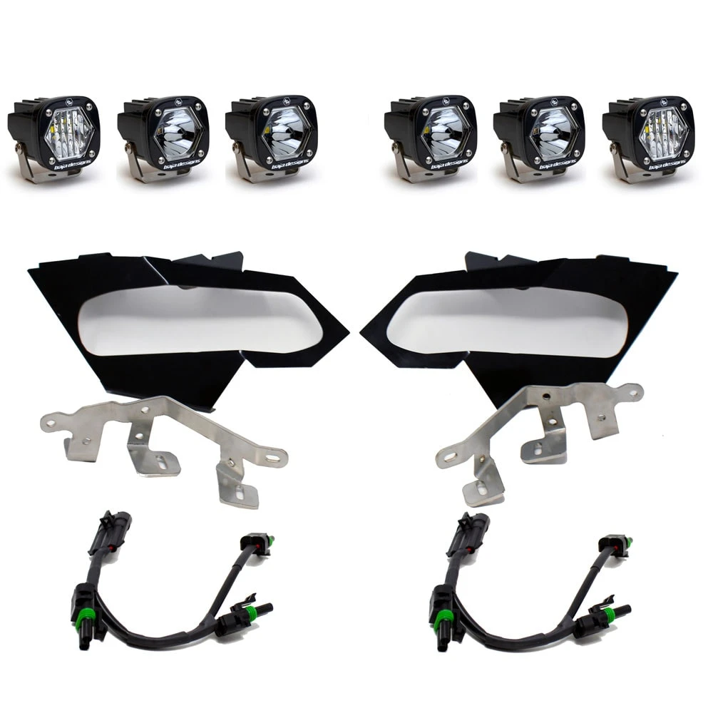 Baja Designs Cam-Am S1 Triple LED Headlight Kit