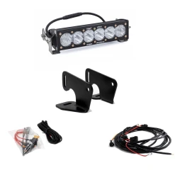 Baja Designs Polaris Pro XP ONX6+ 10 Inch Hood Mount Light Bar Kit
