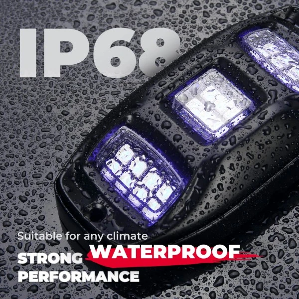 Kemimoto Universal 6 Pods RGB Rock Light Kit - Image 3