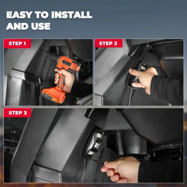 Kemimoto Universal 6 Pods RGB Rock Light Kit - Image 5