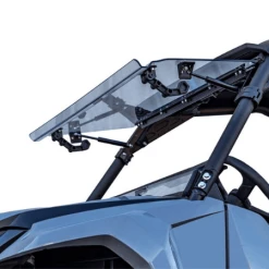 SuperATV Yamaha Wolverine Rmax Scratch Resistant Flip Windshield