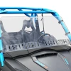 Spike Power Sports Spike Can Am Commander Full Windshield W/Dual Sliding Vents-Hard-Coated