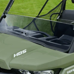 Spike Power Sports Spike Can Am Defender Short Windshield -Hard-Coated