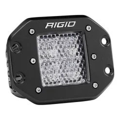 Rigid Industries Rigid D-Series PRO Flood Diffused Flush Mount Black
