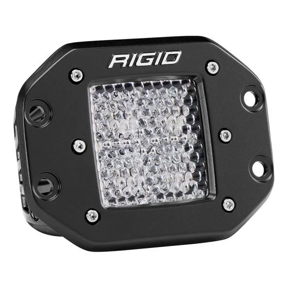 Rigid Industries Rigid D-Series PRO Flood Diffused Flush Mount Black