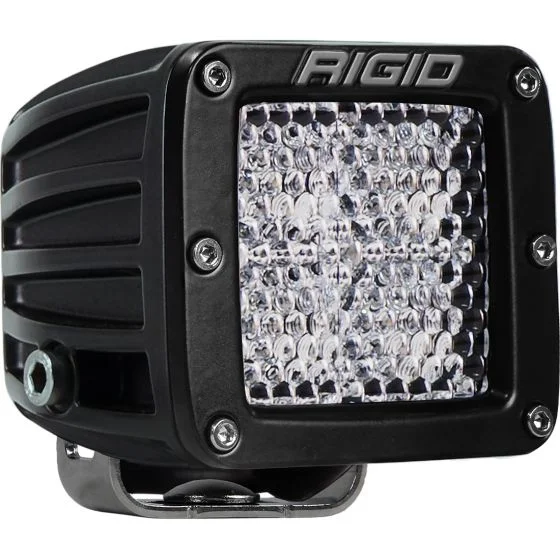 Rigid Industries Rigid D-Series PRO Flood Diffused Surface Mount Black 1 Lights