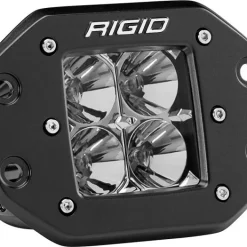 Rigid Industries Rigid D-Series PRO Flood Flush Mount Black Light