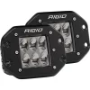 Rigid Industries Rigid D-Series PRO Specter Driving Flush Mount Black 2 Lights