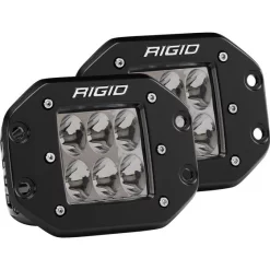 Rigid Industries Rigid D-Series PRO Specter Driving Flush Mount Black 2 Lights