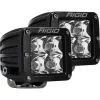 Rigid Industries Rigid D-Series PRO Spot Surface Mount Black 2 Lights
