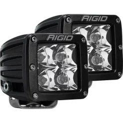 Rigid Industries Rigid D-Series PRO Spot Surface Mount Black 2 Lights