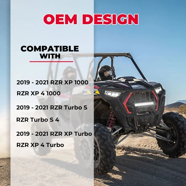 Kemimoto Polaris RZR XP 1000 (2019-2023) Fang Lights And Front Grill Light - Image 2