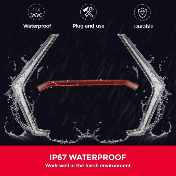 Kemimoto Polaris RZR XP 1000 (2019-2023) Fang Lights And Front Grill Light - Image 5