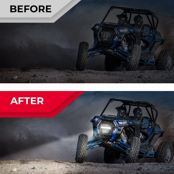 Kemimoto Polaris RZR XP 1000 (2019-2023) Fang Lights And Front Grill Light - Image 7