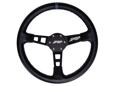 PRP Seats PRP Deep Dish Steering Wheel - Leather - Image 2