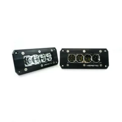 Heretic Studio Black Flush Mount 4" Light Bar