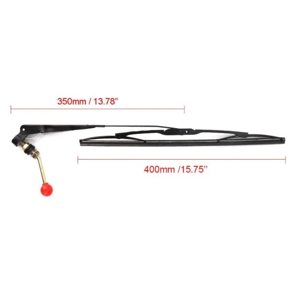 Kemimoto UTV Manual Hand Operated Windshield Wiper 3 Kemimoto UTV Manual Hand Operated Windshield Wiper - Image 3