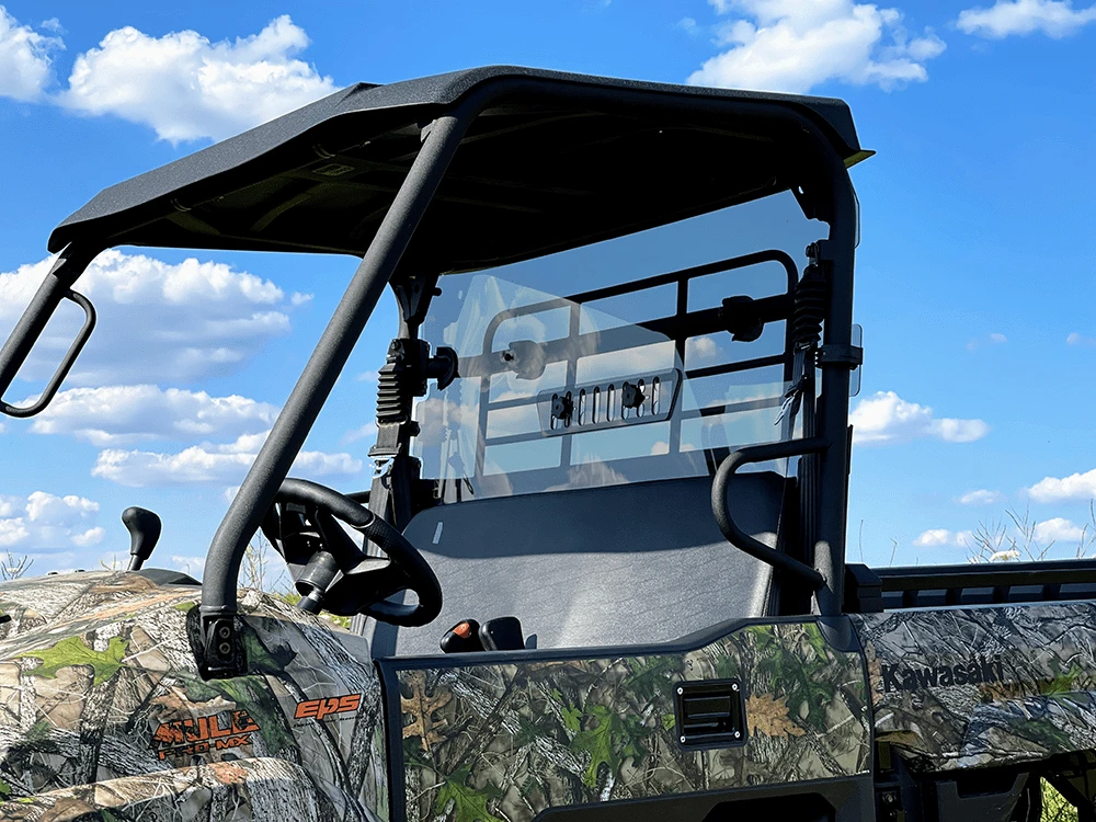Spike Power Sports Spike Kawasaki Mule Pro MX Tinted/Vented Rear Windshield-GP