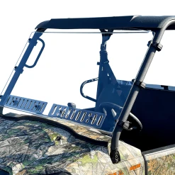 Spike Power Sports Spike Kawasaki Mule Pro-MX Full Windshield With Dual Vents-HC