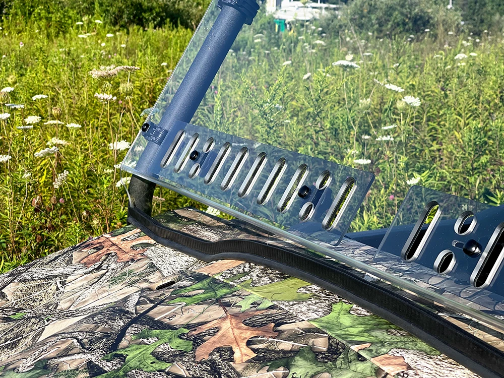 Spike Power Sports Spike Kawasaki Mule Pro-MX Full Windshield With Dual Vents-HC - Image 4