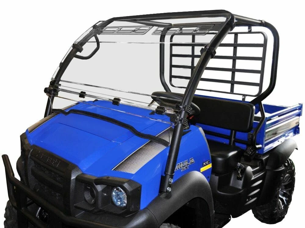 Spike Power Sports Spike Kawasaki Mule SX Hinged Windshield W/Upper Vents-HC 3 Spike Power Sports Spike Kawasaki Mule SX Hinged Windshield W/Upper Vents-HC - Image 3