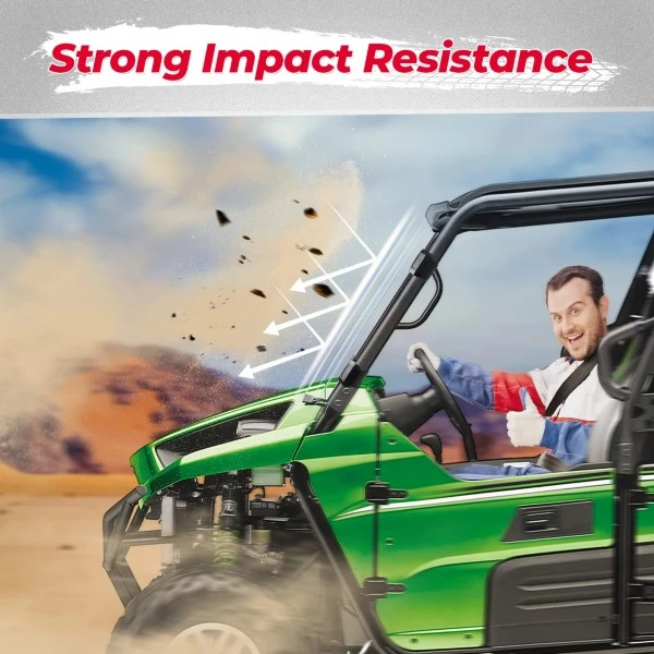 Kemimoto Kawasaki Teryx 4 750/800 4 Front Full Windshield Fit - Image 3