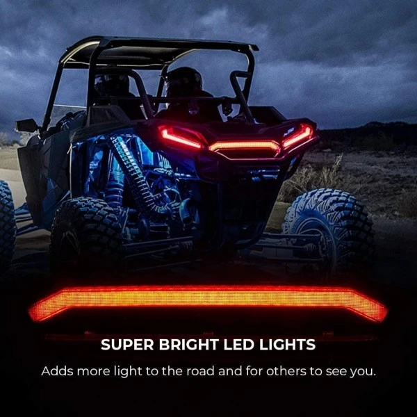Kemimoto Polaris RZR IP67 Front LED Street Legal Light Kits - Image 2