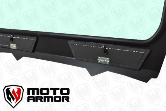 Moto Armor Glass Windshield For Vent Racing PRO XP Roll Cage - Image 4