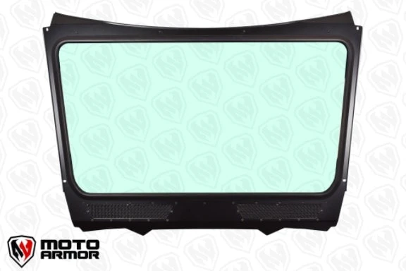 Moto Armor Glass Windshield For Vent Racing PRO XP Roll Cage - Image 2