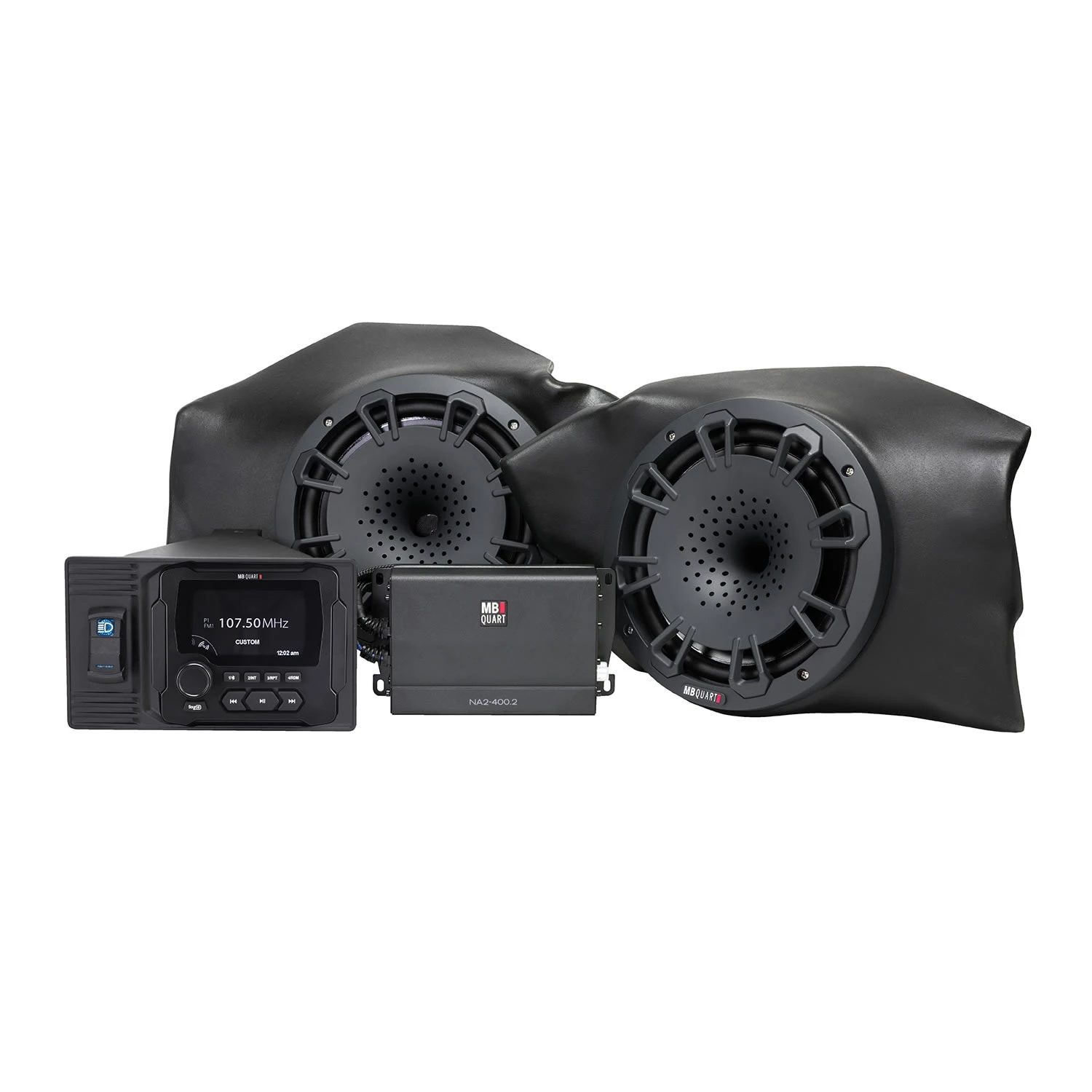 MB Quart MBQR-STG2-RAD-2 400 Watt STAGE 2 Polaris RZR Tuned System