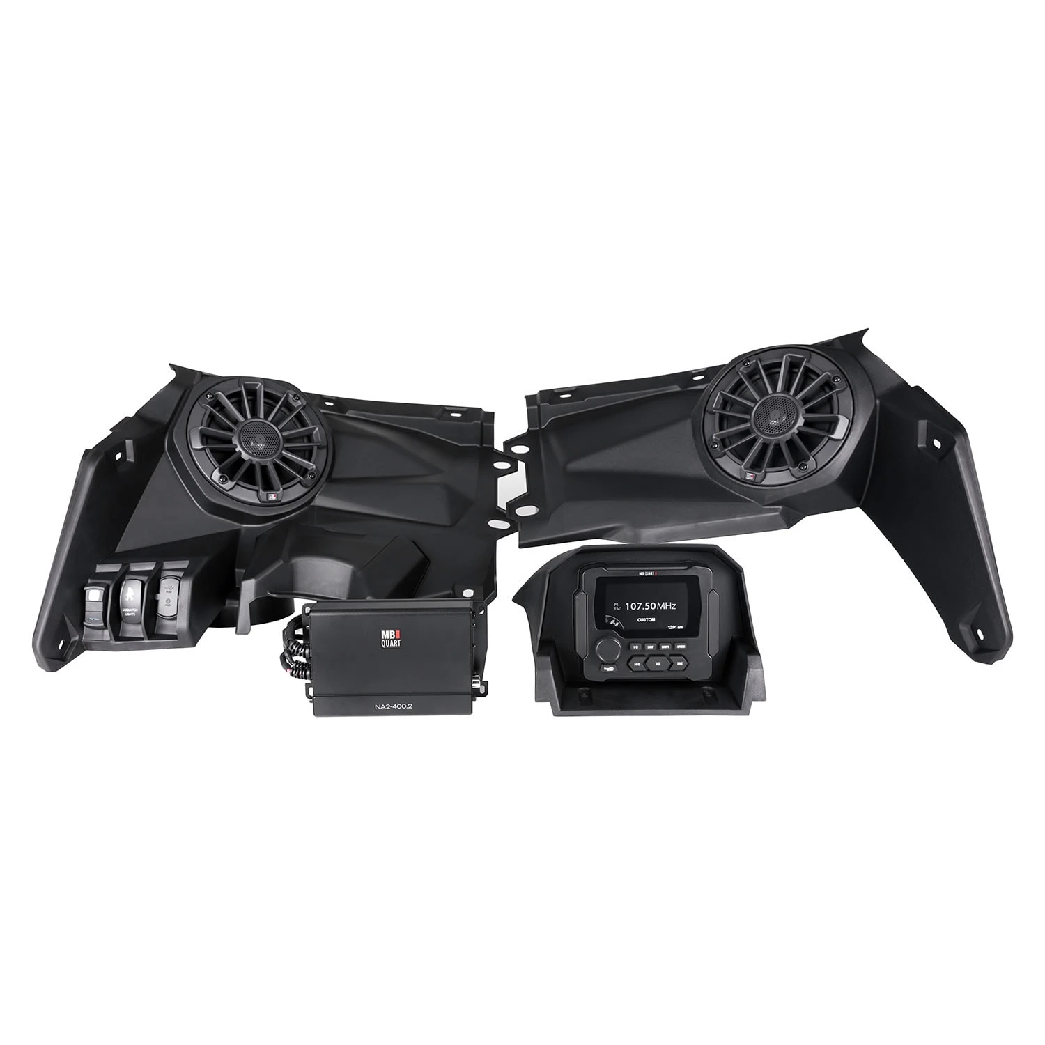 MB Quart MBQX-STG2-RAD-1 400 Watt STAGE 2 Can-Am X3 Tuned System