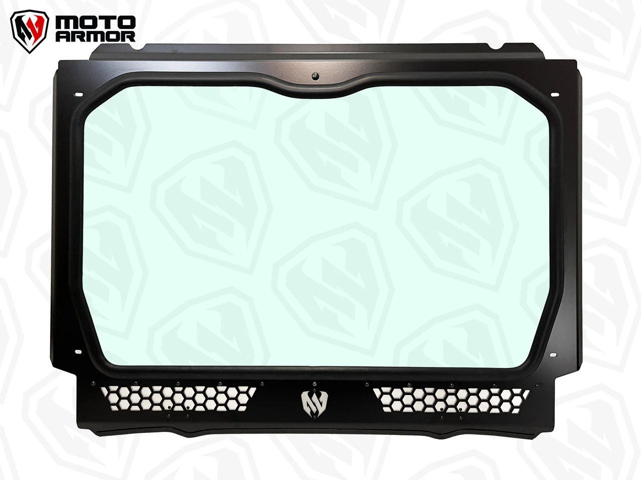 Moto Armor Full Glass Windshield - Polaris RZR Pro XP / Turbo R (2 Vent Model)