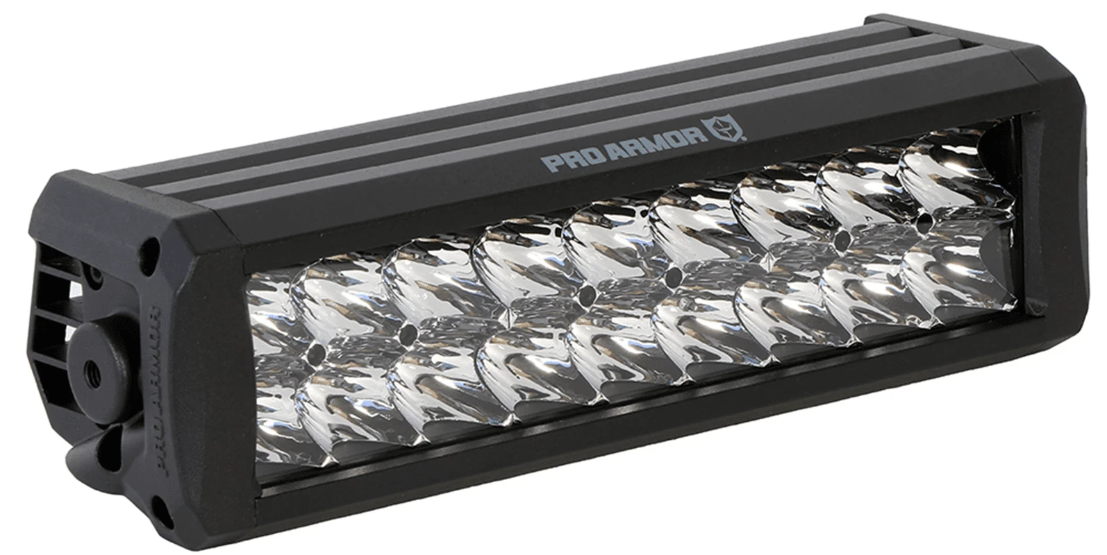Pro Armor Onyx 11" Spot LED Dual Row Lightbar - Clear