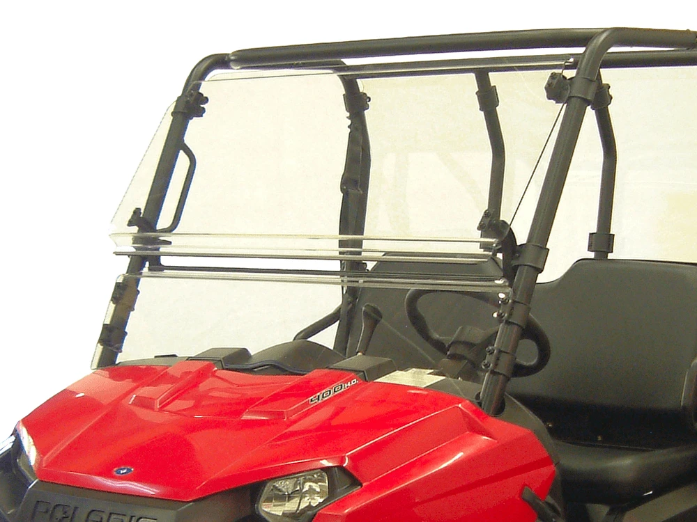 Spike Power Sports Spike Polaris Mid-Size 2011-2014 Ranger Full-Tilting Windshield-HC - Image 2