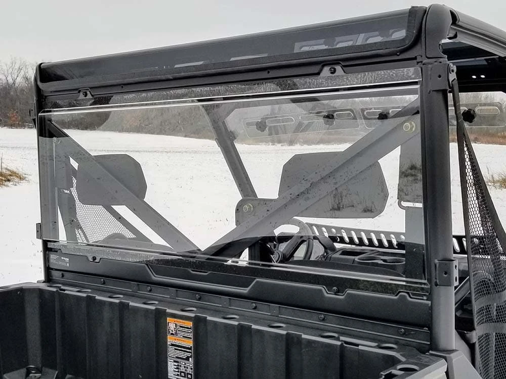 Spike Power Sports Spike Polaris Ranger Full-Size (Pro-Fit) Rear Windshield-GP
