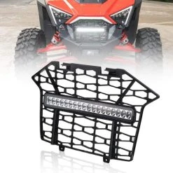 Kemimoto Polaris RZR Pro XP / Pro R (2020-2023) Front Mesh Grill With LED Light Bar