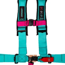 PRP Seats PRP X Shreddy 5.3 Harness - Teal &amp; Pink