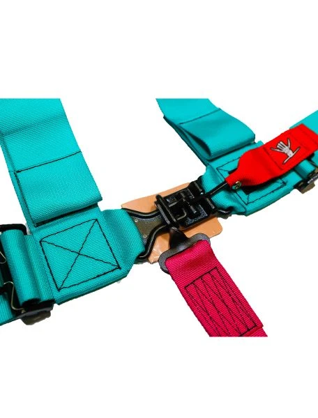 PRP Seats PRP X Shreddy 5.3 Harness - Teal & Pink - Image 3