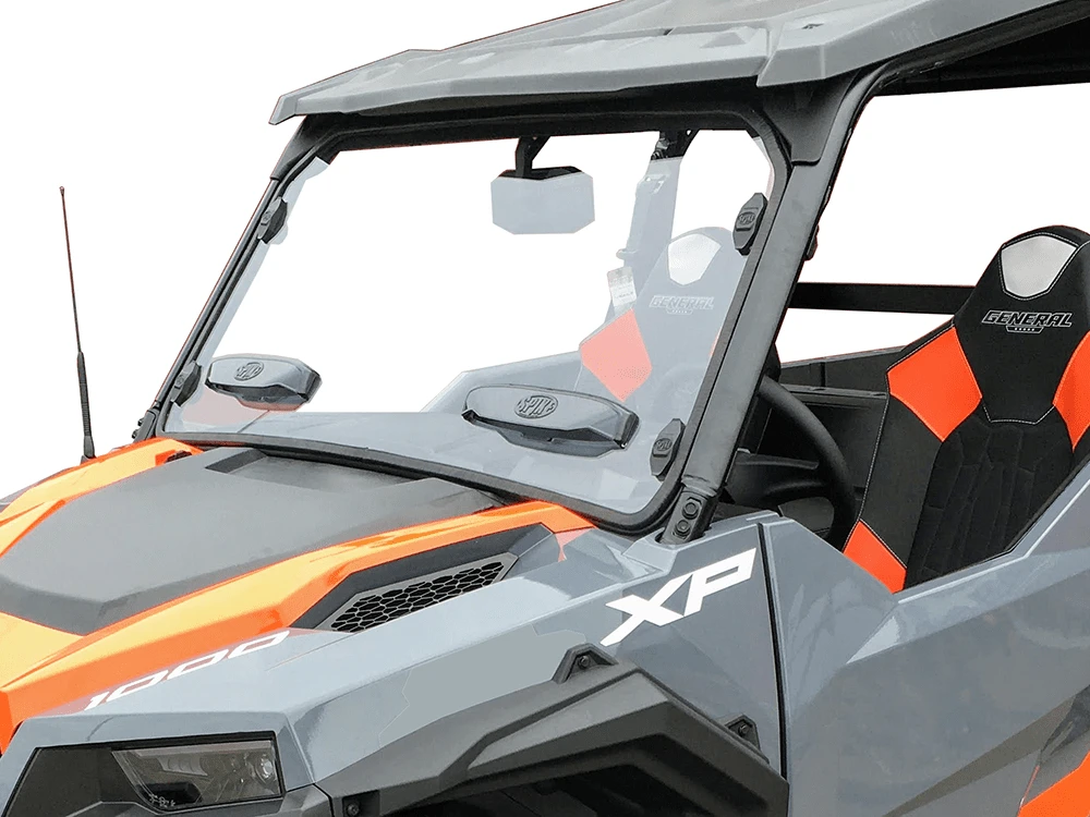 Spike Power Sports Spike Polaris General TRR Vented Windshield-HC - Image 2