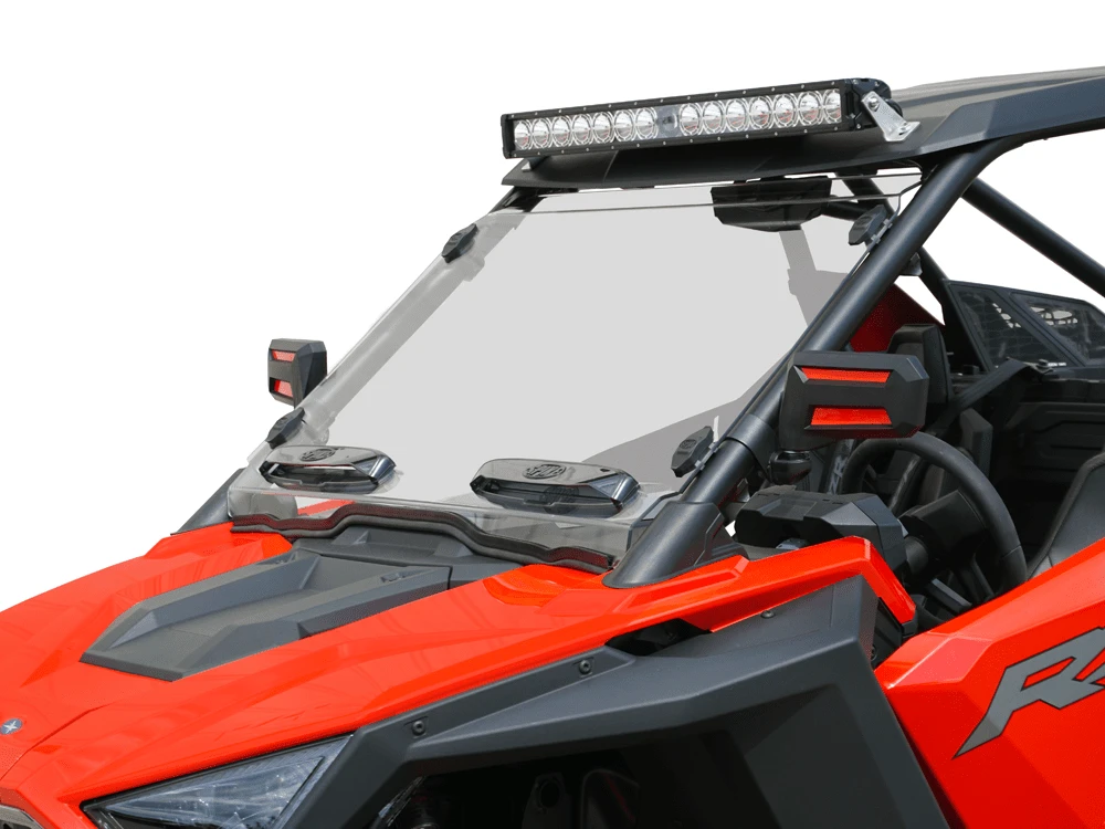 Spike Power Sports Spike Polaris RZR PRO Venting Windshield Featuring Tool-less Rapid Release