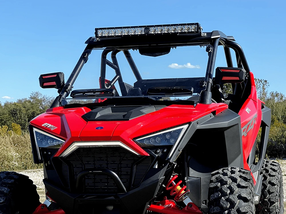 Spike Power Sports Spike Polaris RZR PRO Venting Windshield Featuring Tool-less Rapid Release - Image 13