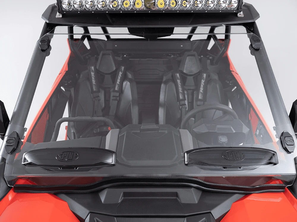 Spike Power Sports Spike Polaris RZR PRO Venting Windshield Featuring Tool-less Rapid Release - Image 7